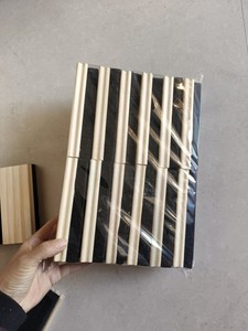 Effaceur à <span class=keywords><strong>craie</strong></span> en <span class=keywords><strong>feutre</strong></span> de laine sur base en bois massif, sans poussière, pour tableau noir, idéal pour l'école, la salle de classe, le bureau, la maison, nettoyeur de tableau noir - Product Image 5