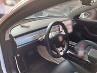 Yüksek Kaliteli Kuru Karbon Fiber Çoklu Ortam Paneli Gösterge Paneli Kaplama İç Aksesuarları Tesla Model 3 İçin