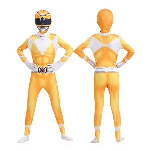 Disfraz de Dinosaurio Kyoryu Sentai Zyuranger, Traje Ajustado de Cosplay, Mono para Actuaciones <span class=keywords><strong>Infantiles</strong></span>, Disfraz de Halloween - Product Image 3