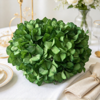 Susunan Bunga Hydrangea Daun Besar Buatan Tangan Langsung dari Pabrik, Segar, Tahan Lama, Diameter 20-25cm