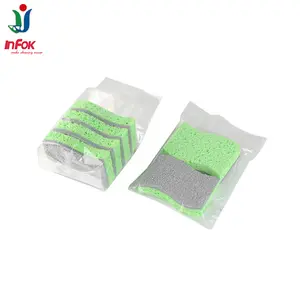 Di alta qualità piatto di lavaggio scrub pad macchia spugna heavy duty pulizia spugna