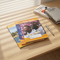 Cahier d'exercices économique Ghana Note 1 pour l'école primaire, ligné simple, 80 pages