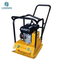 Compacteur à plaque vibrant autoporté C90 Robin/Loncin/Lifan avec moteur à couple élevé et roulement pour le compactage du sol