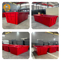 Bac à déchets pliable à ouverture supérieure, nouveau produit phare, 4 m³ pour ferraille