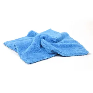 Chiffons d'essuyage pour voitures Coral Fleece Auto Efficient Super Absorbent Microfiber Cleaning Cloth Home Towel Wash 40x40cm
