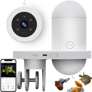 Distributeur de nourriture intelligent pour poissons avec caméra, contrôle à distance par application, alimentation programmée pour aquariums - Product Image 1