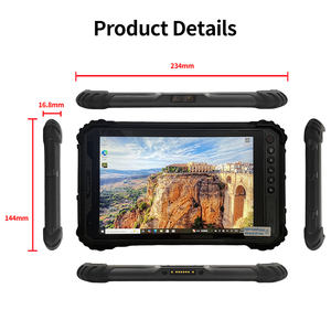 JINGXIN IP67 <span class=keywords><strong>Windows</strong></span> 10 Tablet PC Robusta de 8 Pulgadas, 8GB RAM, 256GB ROM, 4G WiFi, Bluetooth, NFC, GPS, PDA Industrial - Product Image 2