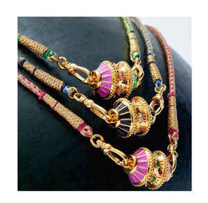 Cynya dopamine xoắn vòng cổ không đều, quà tặng ngày lễ tình nhân mạ vàng 18K - Product Image 1