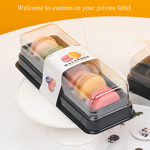 OMT 6 Cái Hộp Đóng Gói Macaron Bằng Nhựa Có Nắp Đậy Trong Suốt Cho Hộp Đựng Macarrones Trong Suốt Hộp Đựng Macarons Macroon Macaroon - Product Image 4