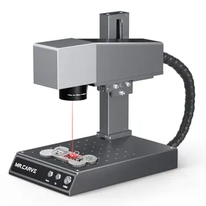 MR.CAVER M1 macchina per incisione in fibra di metallo portatile ad alta precisione per marcatura Laser Desktop per gioielli in pelle acrilica in plastica
