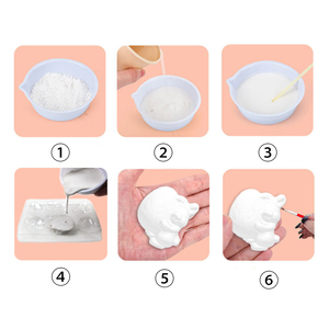 Offres Spéciales Arts et Artisanat Enfants <span class=keywords><strong>Céramique</strong></span> Creative Pâques DIY Moule Gypse Plâtre <span class=keywords><strong>Peinture</strong></span> pour Enfants - Product Image 2