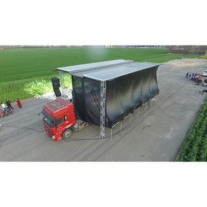 Camion de scène hydraulique semi-remorque 102 ㎡ 13m pour les <span class=keywords><strong>concerts</strong></span>, les promotions et les divertissements en plein air - Product Image 5