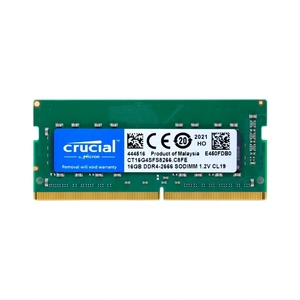 หน่วยความจำแล็ปท็อป 16GB DDR4 2666MHz 1.2V SO-DIMM PC4-21300 16GB DDR4 2666MHz 1.2V SO-DIMM แรมแล็ปท็อป PC4-21300 - Product Image 1