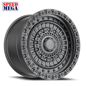 ล้ออัลลอยด์สีดำ SPEED MEGA สำหรับออฟโรด ขนาด 17x10J 18x6.5J 19x9J 20x10J ขอบลึกแบบ Beadlock สำหรับรถกระบะและ SUV - Product Image 3