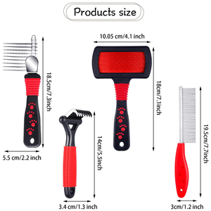 <b>Pet</b> Dog Cat Animal Soft <b>Brush</b> <b>Brush</b> Stainless Steel Needle and <b>Pet</b> Grooming Cleaning <b>Brush</b> - Product Image 2