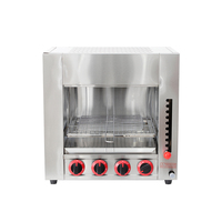 Appareil à gaz commercial en acier inoxydable de qualité supérieure, machine à salamandre infrarouge, équipement de cuisine, grill à salamandre