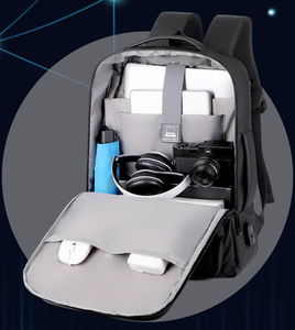Zaino Daygos personalizzabile con ricarica USB, borsa da lavoro impermeabile espandibile per laptop da uomo, grande capacità, idrorepellente - Product Image 6
