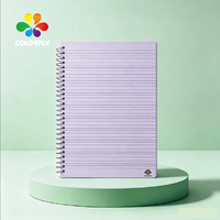 Cuaderno Espiral Personalizable para Oficina y Material Escolar, Papel Cuadriculado, Bloc de Notas, Impresión de Logotipo Personalizado, Venta al Por Mayor OEM