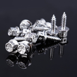 Vis autotaraudeuses hexagonales à bride en acier inoxydable 304, finition titane flamme, pour la modification universelle de motos et de scooters - Product Image 4