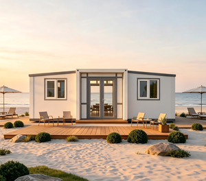 Casa Prefabbricata a Doppia Ala a Prezzo di Fabbrica, Ufficio Modulare Espandibile in Container per Progetti di Sviluppo <span class=keywords><strong>Immobiliare</strong></span> - Product Image 1
