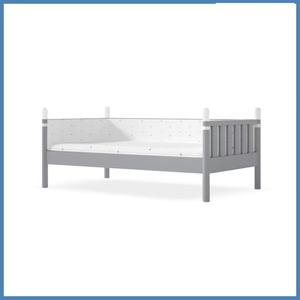 Lit superposé moderne en bois gris Lepinkids Eason avec échelle, lit mezzanine pour enfant, mobilier de maisonnette 160x80cm pour chambre, école, appartement - Product Image 6