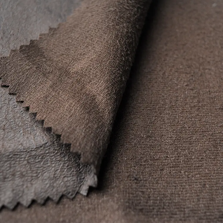 Fabric Manufacturers 100% Polyester Bronzed Suede Fabric Made In China For Upholstery Leather Suede Fabric