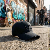 Casquette de baseball structurée personnalisable avec logo, 6 panneaux, en sergé de coton, broderie feuille, chapeau ajustable tendance, fournisseur en gros OEM Topi