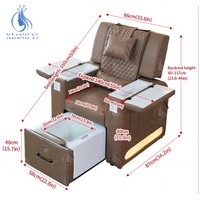 Tables de massage et fauteuils de pédicure électriques inclinables sans tuyaux de luxe pour salon