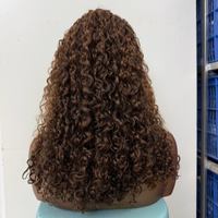Perruque Lace Front HD Transparente, Cheveux Indiens Bruts 100% Naturels, Cuticules Alignées, Sans Colle, Longue Longueur, pour Femme