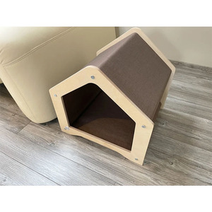 Maisonnette pour animaux de compagnie en bois, thème forêt moderne, amovible, en carton et contreplaqué, château pour lapin, OEM ODM, petite maison pour hamster - Product Image 4