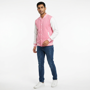 Men's Premium Winter Varsity <b>Jacket</b>-Wool/Polyester O-Neck Sporty Style Customizable Colors & High Quality Front Logo - Product Image 1