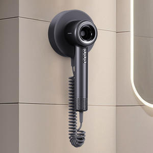 Hotel Hair Dryer Wall Mounted for Bathroom Restroom Hand Held Ionic Blow Dryer with Round Box Hide Socket BLDC Motor Fast Drying - Product Image 4