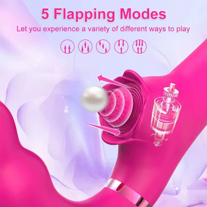 Vibrateur pour adultes de couleur rose rouge premium avec plusieurs modes de vibration, étanche, télécommande - Product Image 6