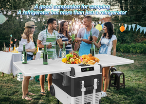 Tủ lạnh di động 12V mát cắm trại Tủ đông có thể được sử dụng ở xe hơi hoặc nhà hoặc ngoài trời - Product Image 5