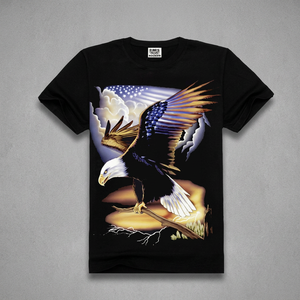<b>Animal</b> Printed Design High Street Fashion T-Shirt New Arrival 2021 Custom Yours Logo OEM Service Solid 180 Grams Eco-Friendly - Product Image 2