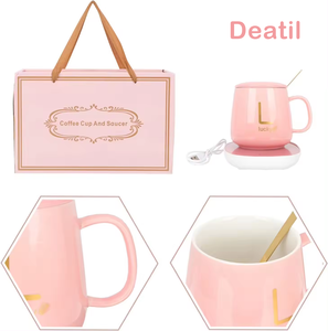 Calentador <span class=keywords><strong>de</strong></span> Tazas Eléctrico Inteligente <span class=keywords><strong>de</strong></span> 55 Grados Celsius, Calentador <span class=keywords><strong>de</strong></span> Café Automático <span class=keywords><strong>de</strong></span> Temperatura Constante, Plato Calentador <span class=keywords><strong>de</strong></span> Café <span class=keywords><strong>de</strong></span> Cerámica - Product Image 4