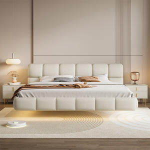 <span class=keywords><strong>Lit</strong></span> flottant haut <span class=keywords><strong>de</strong></span> gamme <span class=keywords><strong>avec</strong></span> tissu <span class=keywords><strong>de</strong></span> style crème clair, <span class=keywords><strong>lit</strong></span> nuage, vente en gros, <span class=keywords><strong>lit</strong></span> flottant <span class=keywords><strong>de</strong></span> taille king, <span class=keywords><strong>cadre</strong></span> <span class=keywords><strong>de</strong></span> <span class=keywords><strong>lit</strong></span> blanc crème pour la maison - Product Image 6