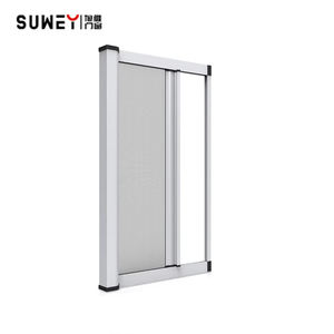 Venta directa Mosquito motorizado eléctrico windwos Pantalla Ventanas correderas con <span class=keywords><strong>mosquitera</strong></span> de seguridad para bebés Semiacabado - Product Image 3