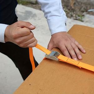 1.5 \ "X 6 'ağır motosiklet ATV kam kilidi kravat askısı kiti Polyester çelik cırcır kaldırma kargo kontrolü için lastik S kanca - Product Image 3