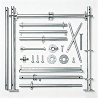 Échafaudage modulaire à anneaux galvanisé à chaud en acier Q235/335 pour support de coffrage de construction
