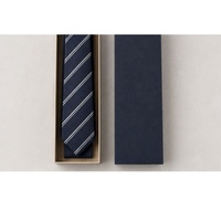 Boîte cadeau tiroir rigide FOVAIRE écologique personnalisée avec impression quadricolore pour cravates et vêtements pour hommes – Présentation élégante