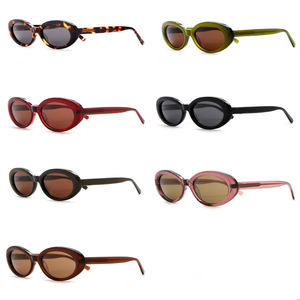 Gafas de Sol Finewell 2025 de Marca de Diseñador de Moda con Monturas Vintage Ovaladas de PC+CP, Logo Personalizado, Estilo Retro Ojo de Gato Pequeño para Mujer y Hombre - Product Image 5