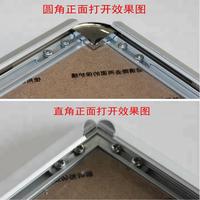 Cadre photo en alliage d'aluminium doré fait main de 25 mm pour la décoration de la maison et les cadeaux