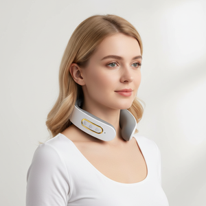 Slimme cervicale wervelkolom massage-apparaat verwarmd elektrisch mini draagbaar vibratie <span class=keywords><strong>TENS</strong></span> nek- en schoudermassager - Product Image 4