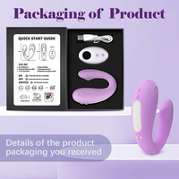 Delfin-ähnliches Wiederaufladbares Kabelloses Doppelmotor-Vibrator mit 10 Vibrationen Paar-Sexspielzeug für Frauen und Männer
