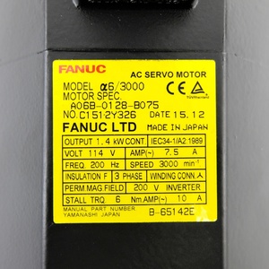 Unidad Original FANUC Serie A06B para A06B-0128-B075, Componente de Accionamiento de Automatización de Máquinas, Movimiento - Product Image 4