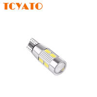 TCYATO Voiture Led Largeur Lumière Décodage T10 5730 5630 10SMD Plaque D'immatriculation Lumière Liseuse Phares