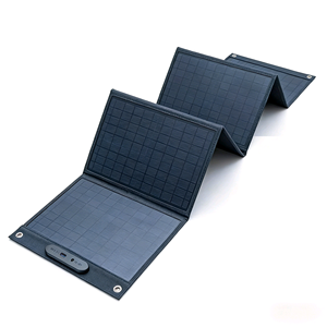 <span class=keywords><strong>60W</strong></span> Tragbares 6-fach Faltbares Monokristallines Solarmodul Wasserdichtes QC3.0 Ladegerät für Outdoor Camping RV 5V-72V Geräte - Product Image 1