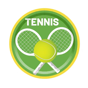 ชุดจานกระดาษ ผ้าเช็ดปาก และอุปกรณ์จัดเลี้ยงธีมเทนนิส DAMAI ขายดี สำหรับ 10 ท่าน - Product Image 4