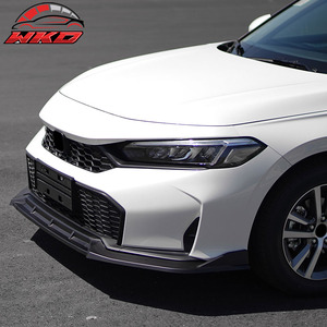 Compatible con Honda Civic 25-26, Estilo IKON, 3 Piezas, Spoiler Delantero para Parachoques, Color Negro Mate, Accesorios Automotrices - Product Image 2